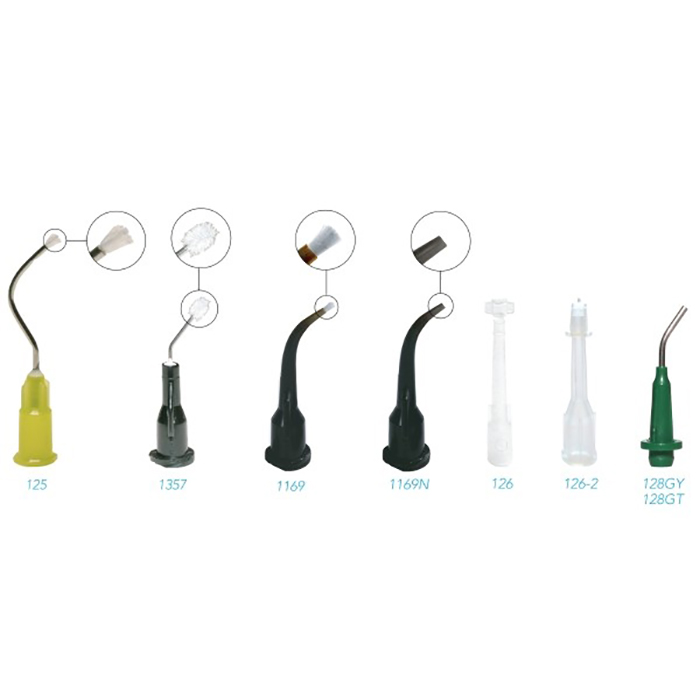 Prebent Needle Tip W/Brush 19ga 100/pk 125