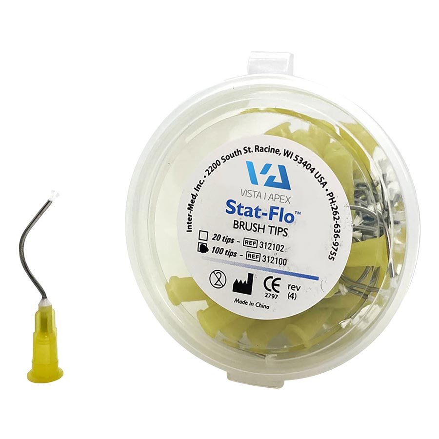 Stat-Flo 19ga Prebent 100/Pack 312100