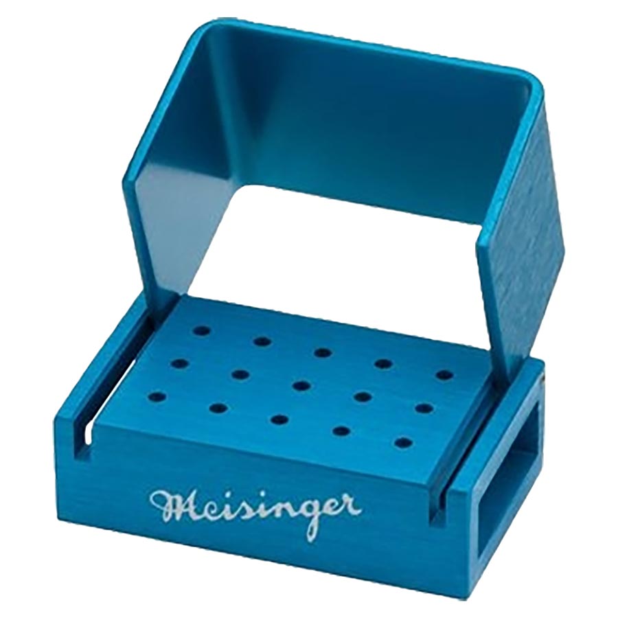 Meisinger Bur Block 15 Hole FG Blue BL300