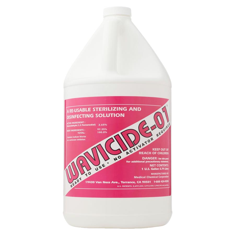 Wavicide Cold Sterile Solution (2.65% Glutaraldehyde) Gallon 0104