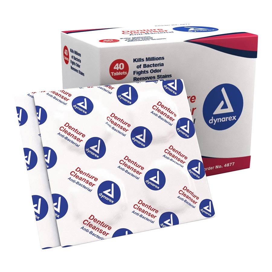 Denture Cleanser Tablets 40/Pack 4877