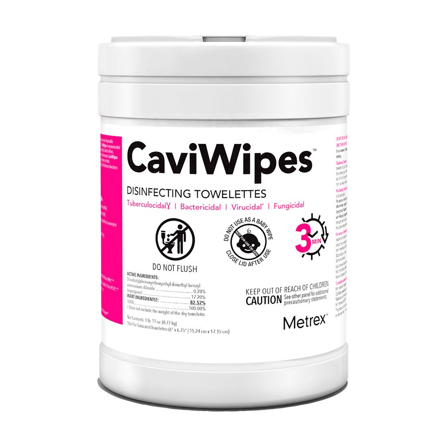 Caviwipes Surface Wipes 160/Can 13-1100