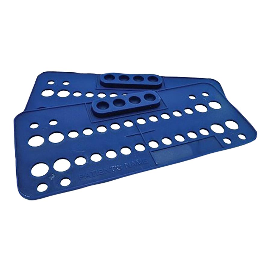 Ortho Bracket Trays Dark Blue 25pcs/Box BT2003-2x