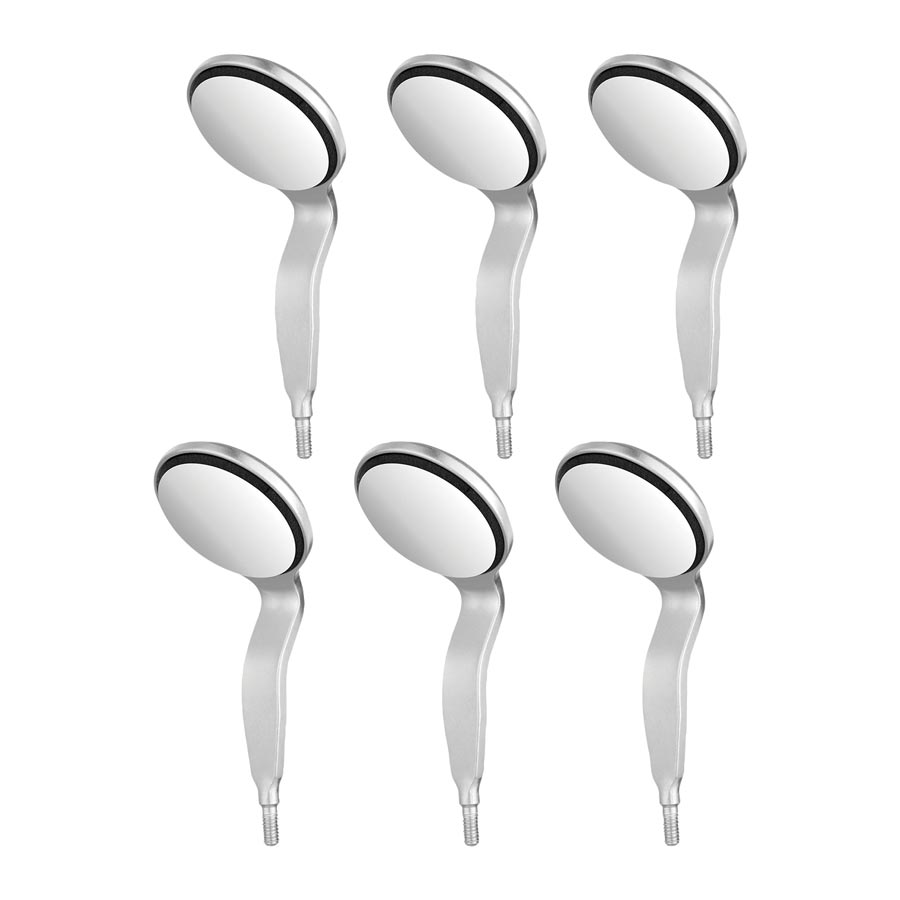 HF HD Mouth Mirror #4 Double-Sided Cone Socket 6/Pack MIR4DSHD6