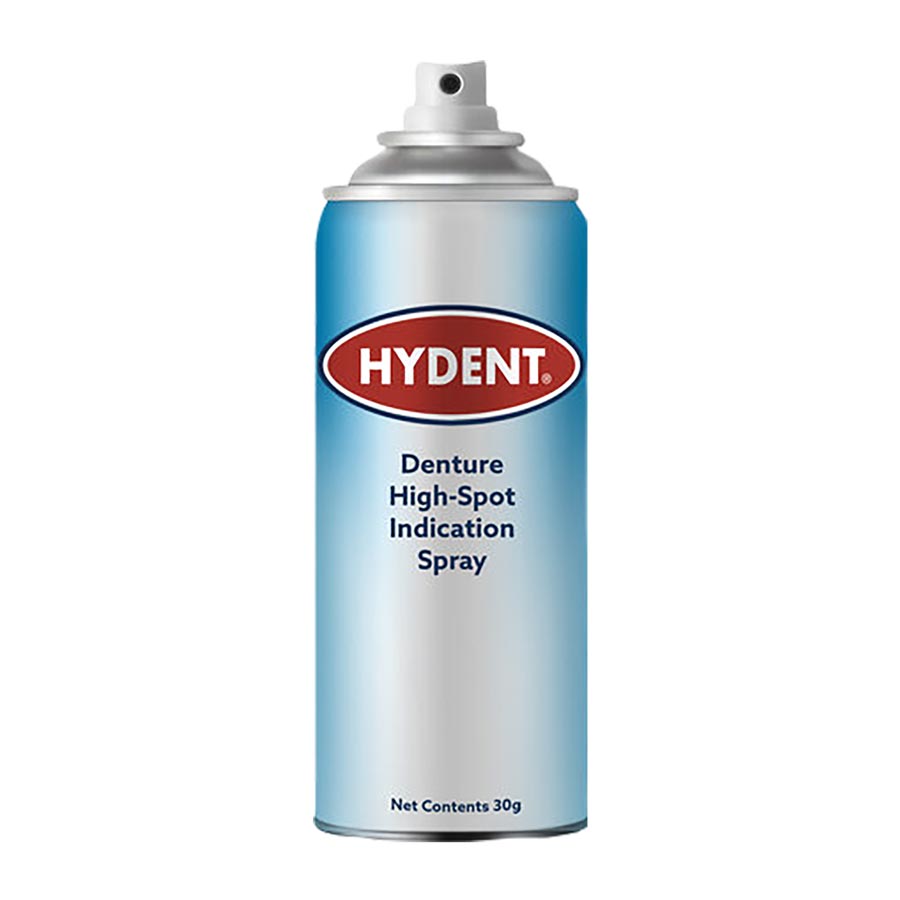 Hydent Denture Indicator Spray White Fresh Mint 30gm 05-100