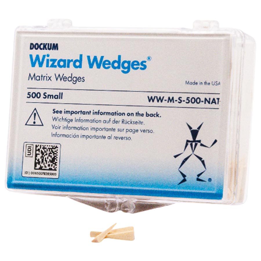 Wizard Matrix Wedges Small 500/Pack WW-M-S-500-NAT5