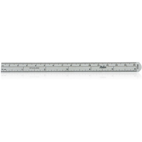 Ruler-Stainless Steel 6" Flexible 18-660