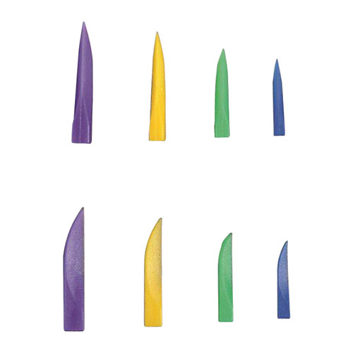 Acuwedges Plastic Wedges 10mm Blue 100/Bag WG-10
