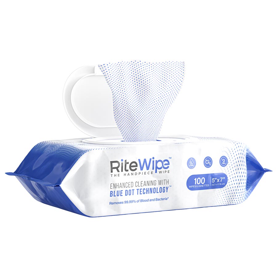 RiteWipe The Dental Cleaning Wipe 100/Pkg
