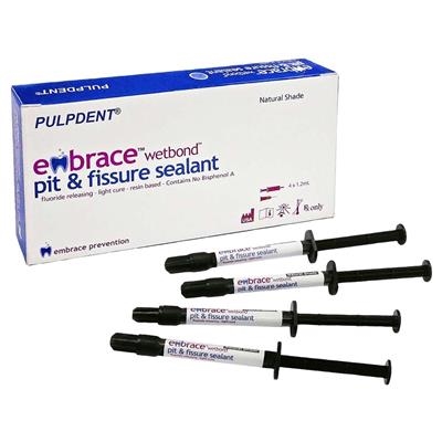 Embrace WetBond Pit and Fissure Sealant 4-Syringe Kit