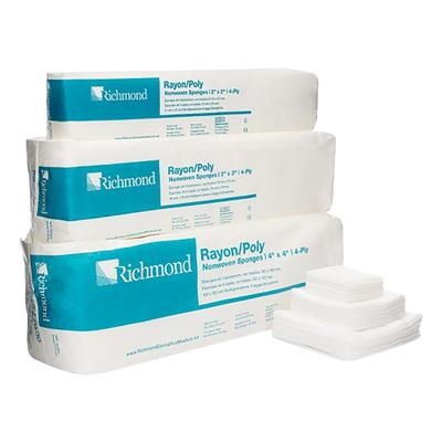 Non-Woven Rayon/Poly Non-Sterile Gauze