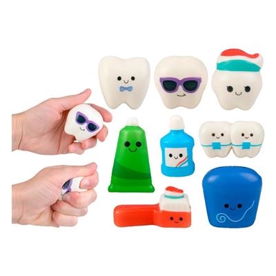 Mini Squishy Dental Toys 50/Pack